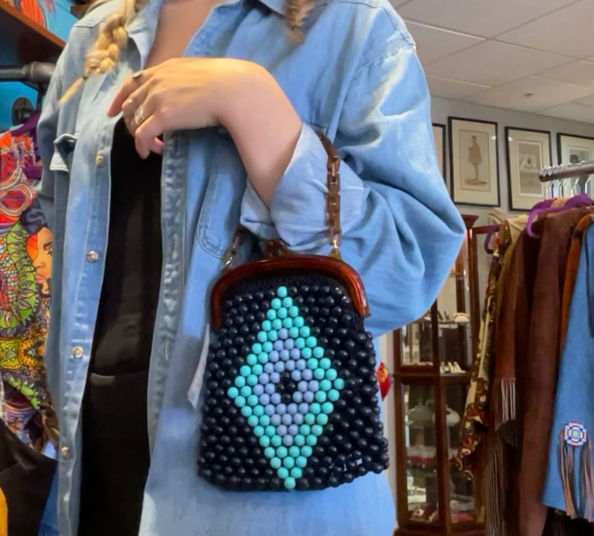 1960s Beaded Bag