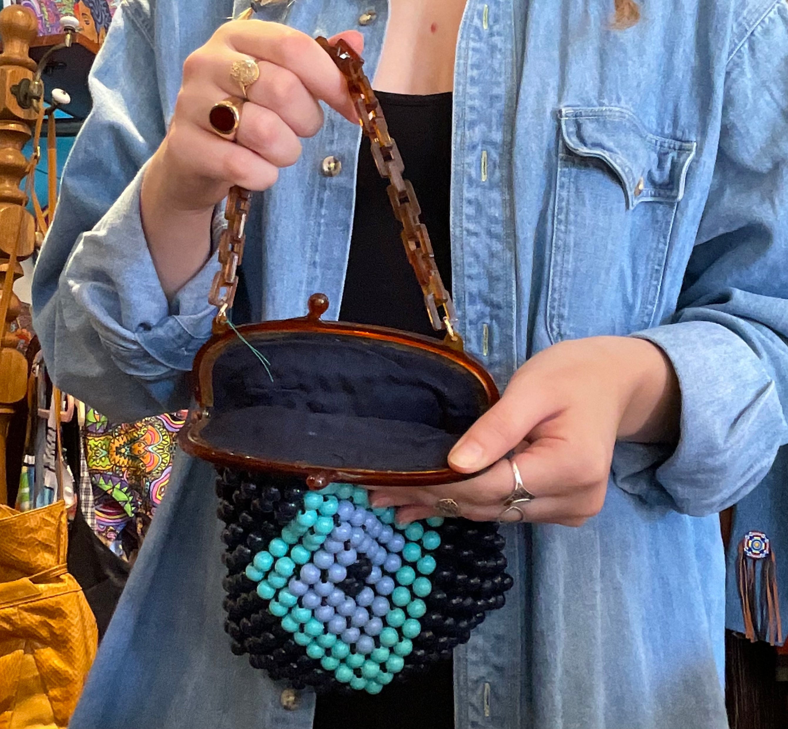 Beaded Bag — Frugal Knitting Haus