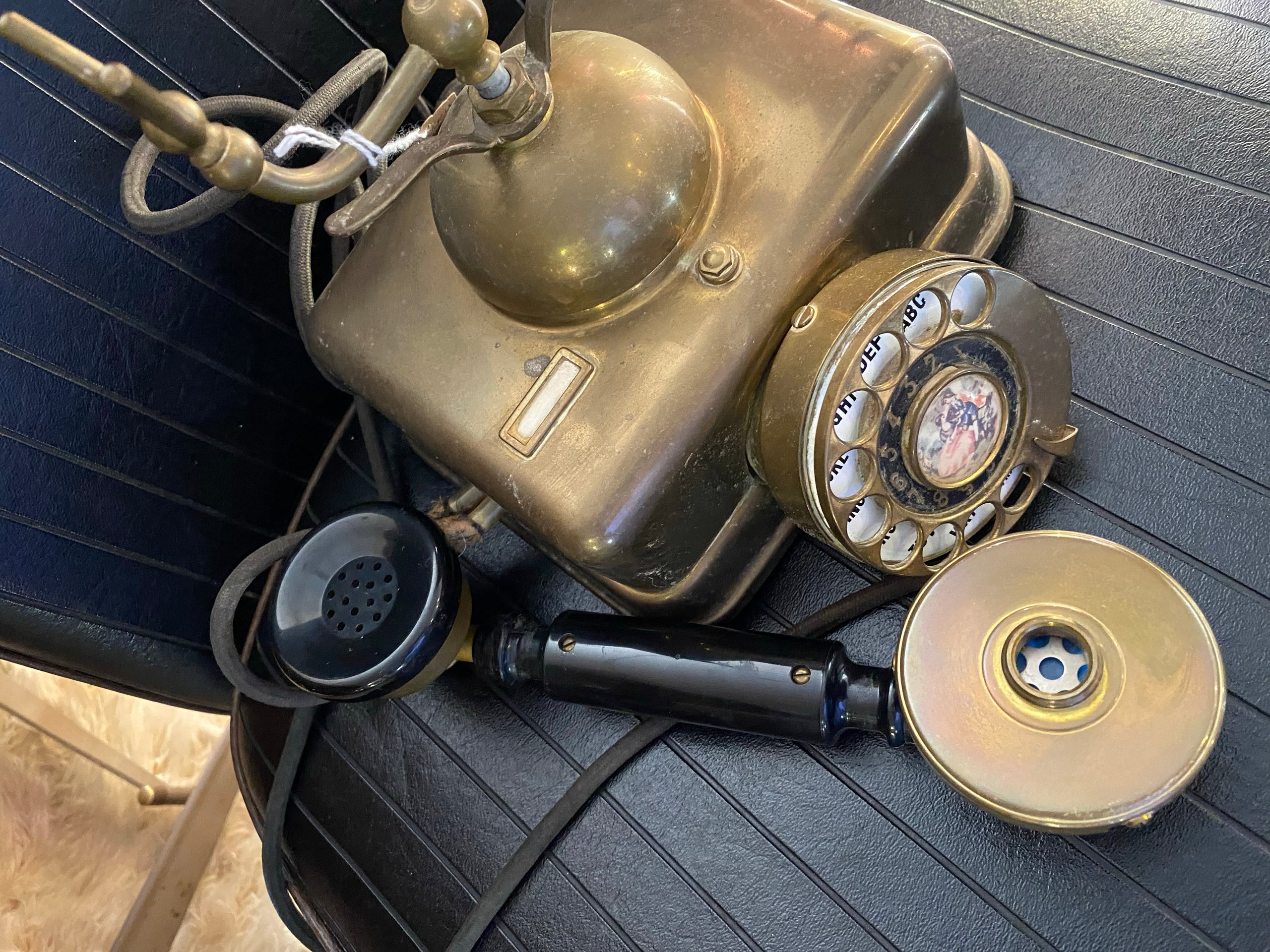 Brass Vintage newest rotary phone